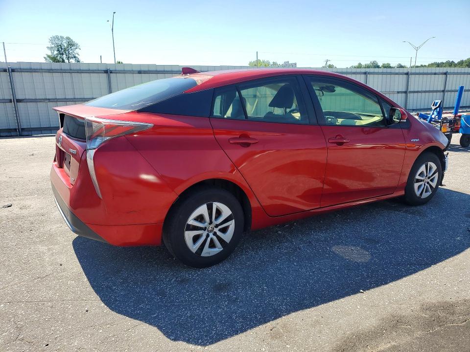 2017 Toyota Prius VIN JTDKARFU4H3536996 COPART salvage auction — FRONT END, Nc - Salvage Certificate Of Title, sold $275 on 2026-07-28 (photo 3)