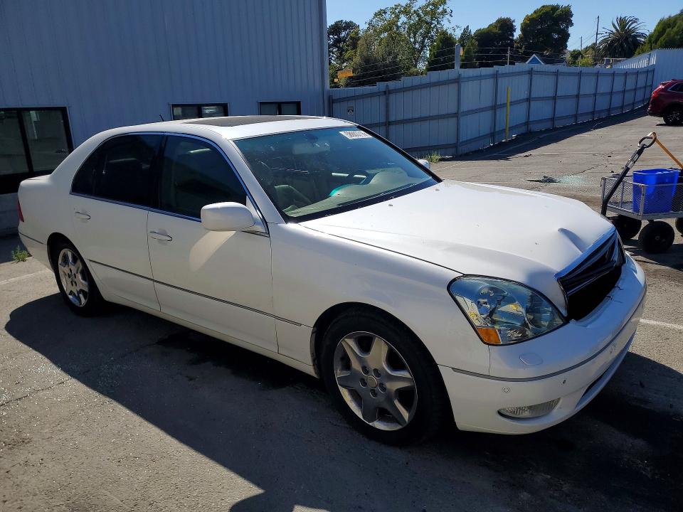 2001 Lexus Ls 430 VIN JTHBN30F010009328 COPART salvage auction — FRONT END, CA - SALVAGE CERTIFICATE, sold $425 on 2026-07-17 (photo 4)