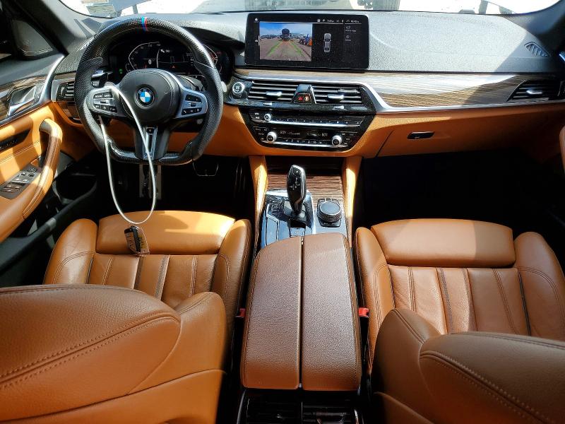 2022 BMW 5er VIN WBA53BJ09NWX46715 COPART salvage auction — REAR END, Va - Cert Of Title - Salvage, sold $21,400 on 2026-07-15 (photo 8)