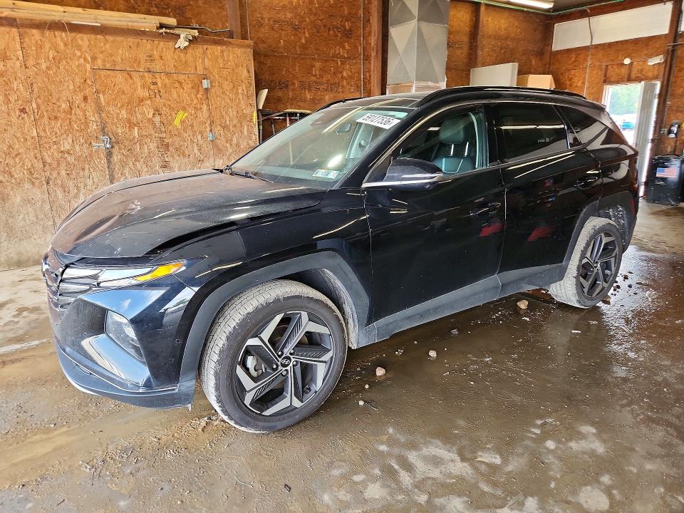 2023 Hyundai Tucson VIN 5NMJECAE8PH243129 COPART salvage auction — FRONT END, Pa - Certificate Of Salvage, sold $6,500 on 2026-07-23 (photo 1)