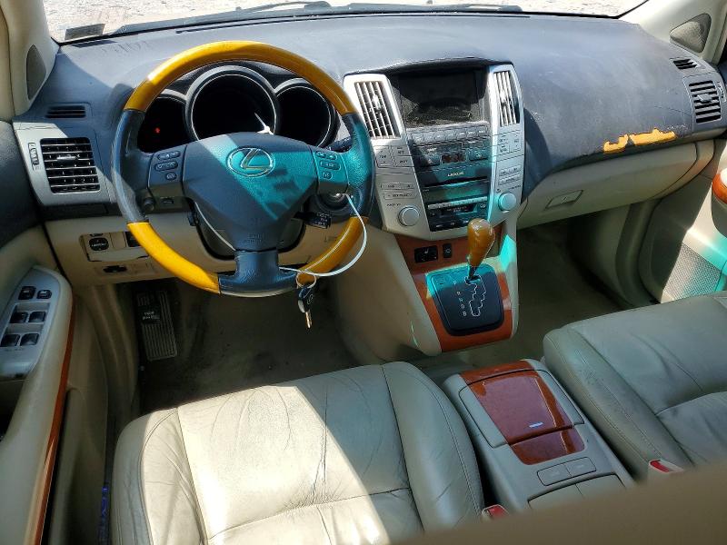 2008 Lexus Rx 400h VIN JTJHW31U282044311 COPART salvage auction — FRONT END, VA - CERT OF TITLE - SALVAGE, sold $925 on 2026-07-20 (photo 8)
