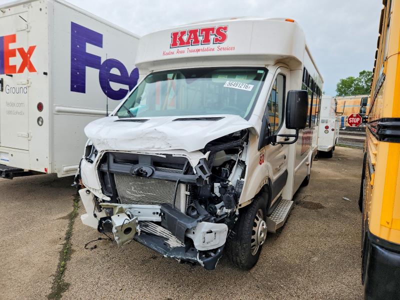 2024 Ford Transit VIN 1FDEU6PG5PKB61468 COPART salvage auction — FRONT END, Oh - Cert Of Title-Salvage, sold $3,750 on 2026-07-30 (photo 2)