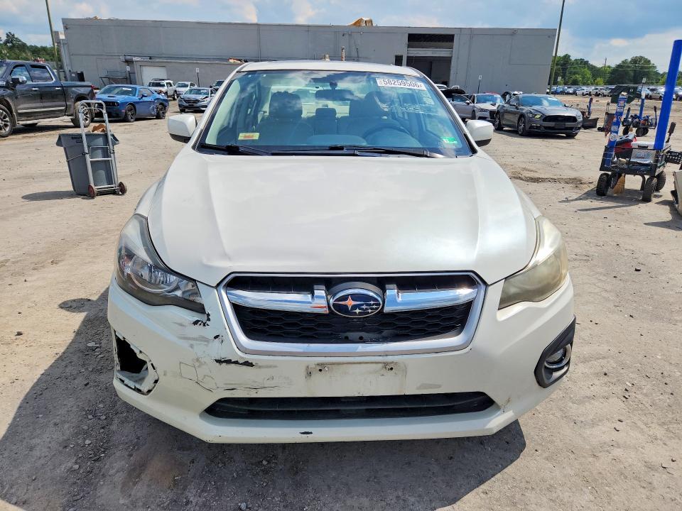 2013 Subaru Impreza VIN JF1GJAK69DH020344 COPART salvage auction — REAR END, Va - Certificate Of Title, sold $1,900 on 2026-07-22 (photo 5)