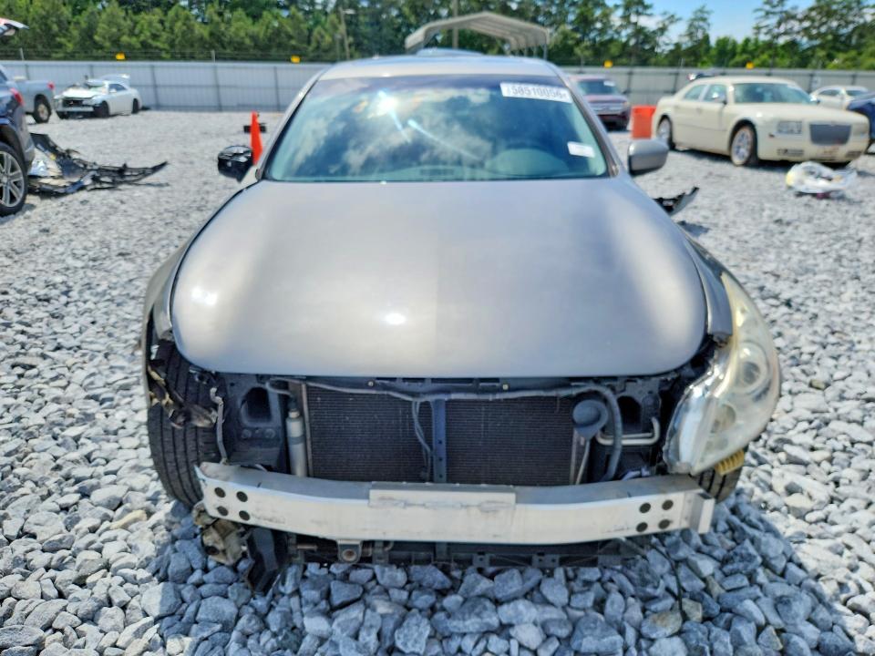 2012 Infiniti G37 VIN JN1CV6AP6CM628089 COPART salvage auction — FRONT END, GA - CERT OF TITLE-SALVAGE (P), sold $275 on 2026-07-23 (photo 5)