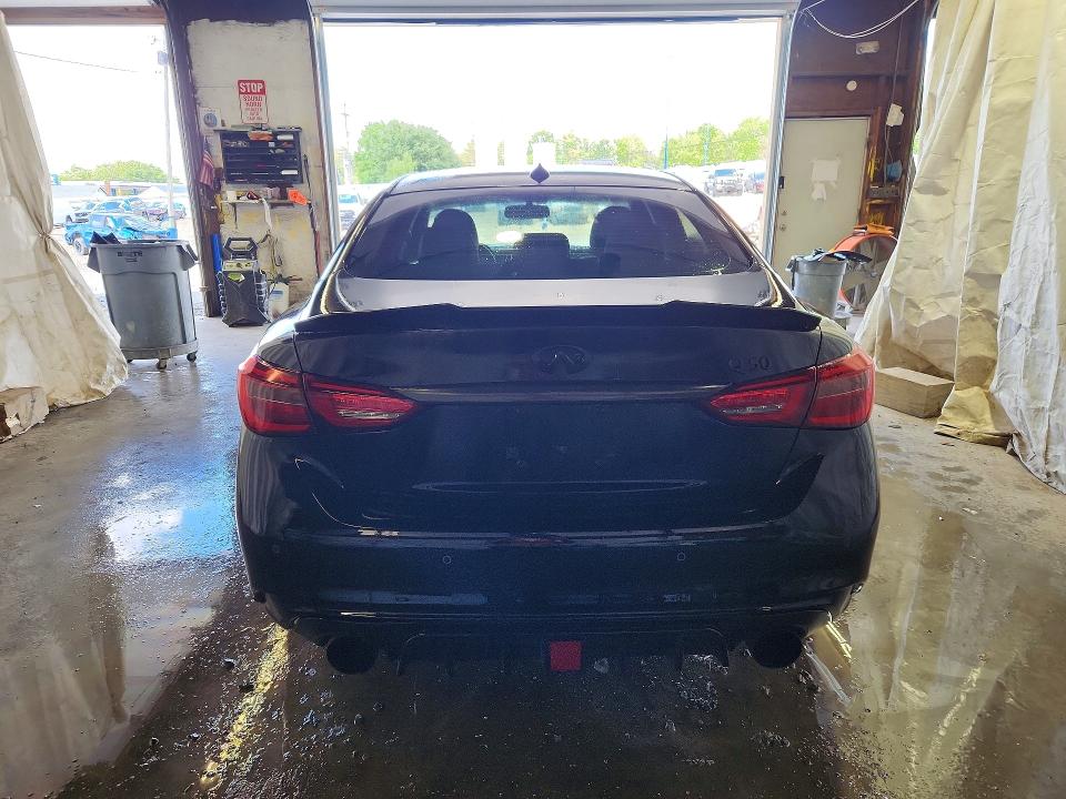 2019 Infiniti Q50 VIN JN1EV7AR4KM555304 COPART salvage auction — FRONT END, Salvage Title, sold $4,050 on 2026-07-30 (photo 6)