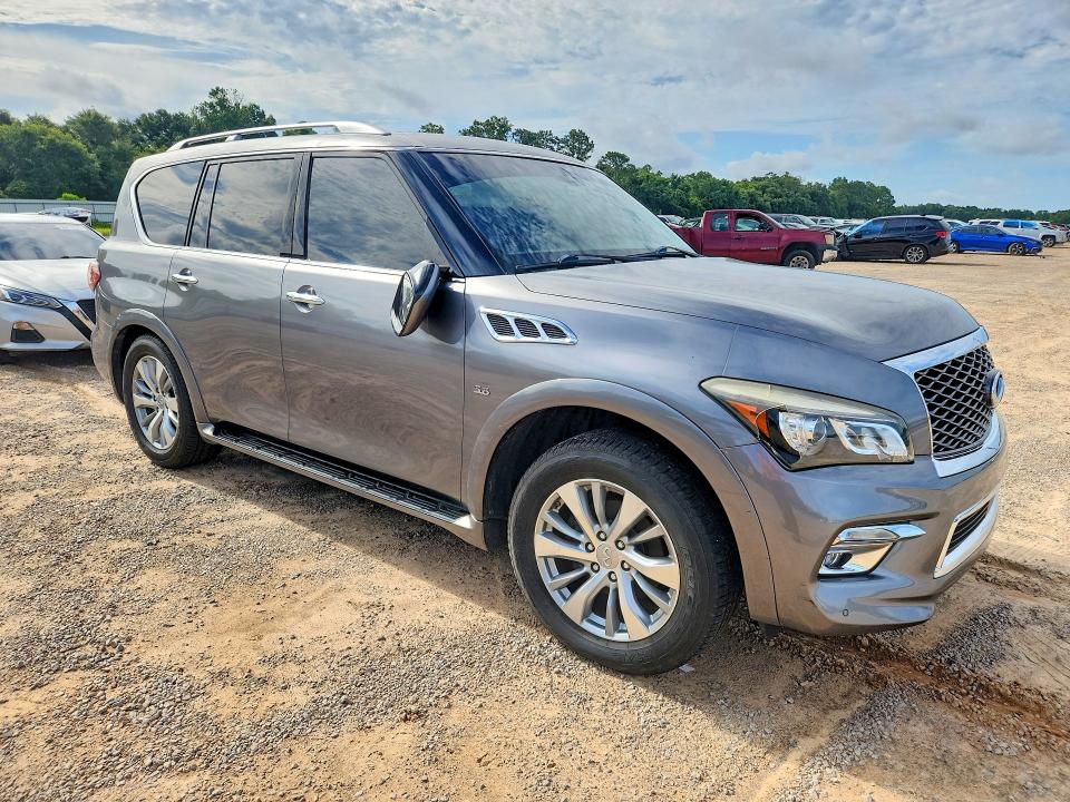 2016 Infiniti Qx80 VIN JN8AZ2NEXG9123373 COPART salvage auction — REAR END, AL - CERTIFICATE OF TITLE, sold $2,400 on 2026-07-28 (photo 4)