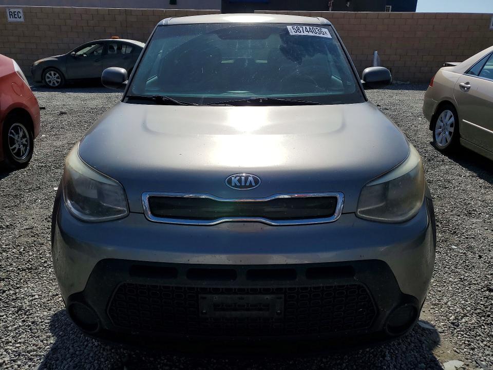 2015 Kia Soul VIN KNDJP3A57F7202958 COPART salvage auction — MECHANICAL, Ca - Dis/Dlr/Exp App For Dup Clean, sold $800 on 2026-07-29 (photo 5)