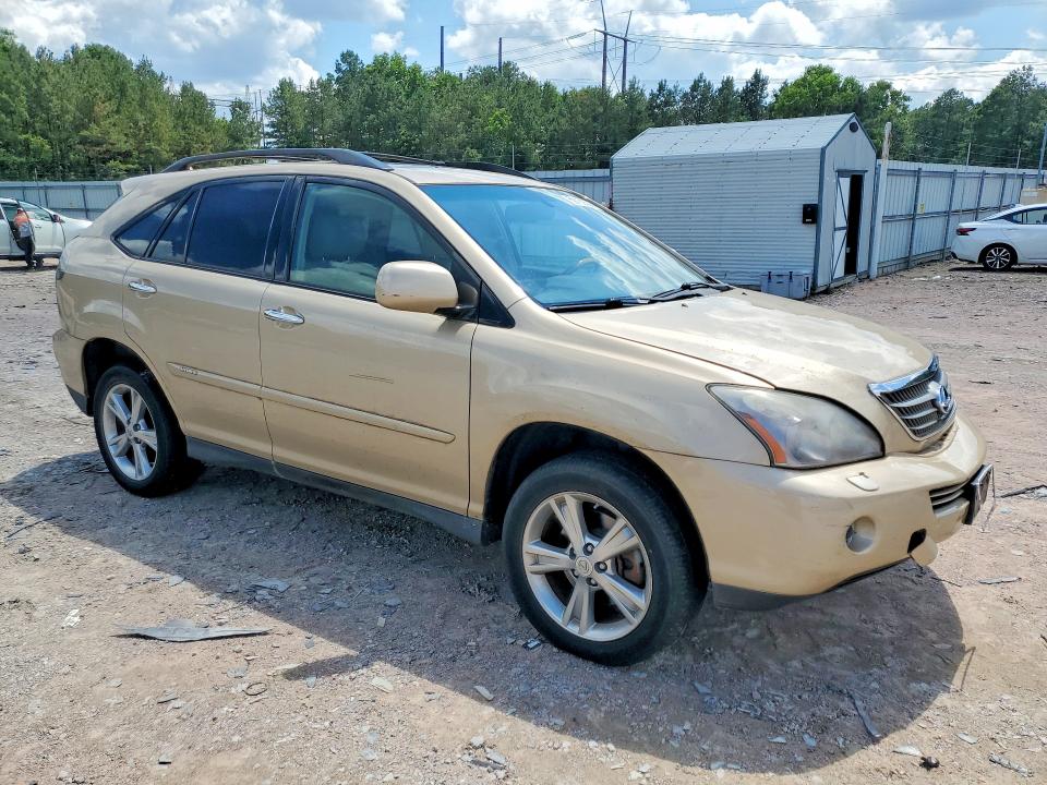 2008 Lexus Rx 400h VIN JTJHW31U282044311 COPART salvage auction — FRONT END, VA - CERT OF TITLE - SALVAGE, sold $925 on 2026-07-20 (photo 4)