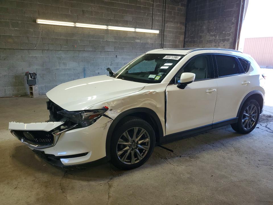 2021 Mazda Cx-5 VIN JM3KFBDM8M1360558 COPART salvage auction — FRONT END, Ny - Mv-907A Salvage Certificate, sold $3,100 on 2026-07-13 (photo 1)
