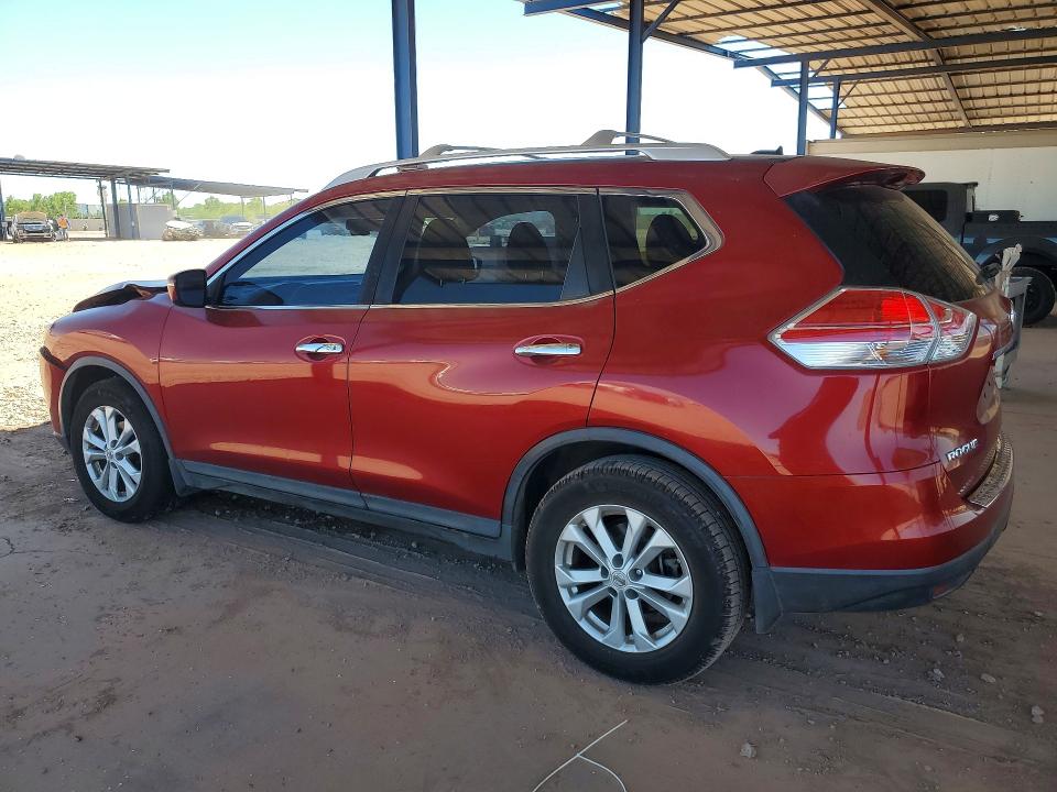 2015 Nissan Rogue VIN KNMAT2MV0FP556743 COPART salvage auction — FRONT END, Az - Cert Of Title - Salvage, sold $1,250 on 2026-07-14 (photo 2)
