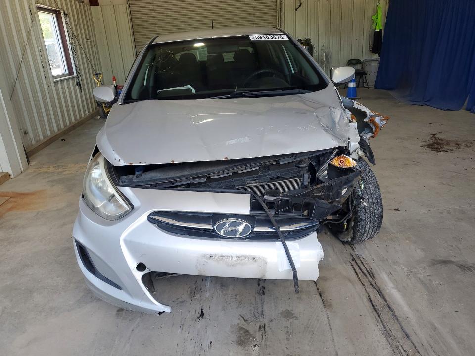 2015 Hyundai Accent VIN KMHCT5AE4FU219018 COPART salvage auction — FRONT END, Ky - Certificate Of Title, sold $200 on 2026-07-09 (photo 5)