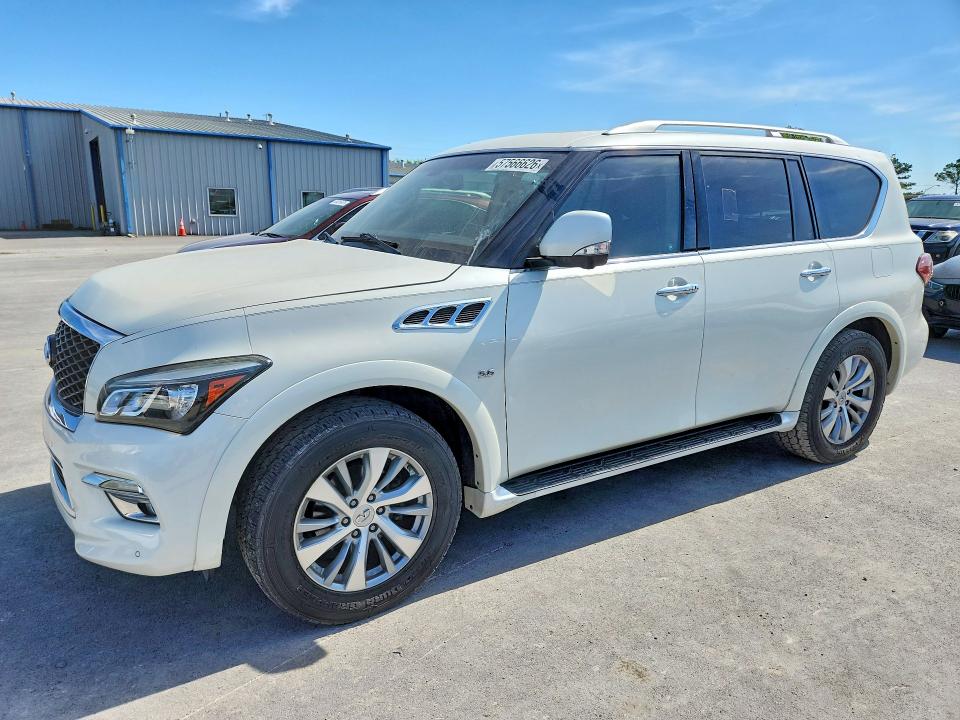 2015 Infiniti Qx80 VIN JN8AZ2NF8F9570260 COPART salvage auction — HAIL, Ok - Certificate Of Title (P), sold $5,600 on 2026-07-06 (photo 1)