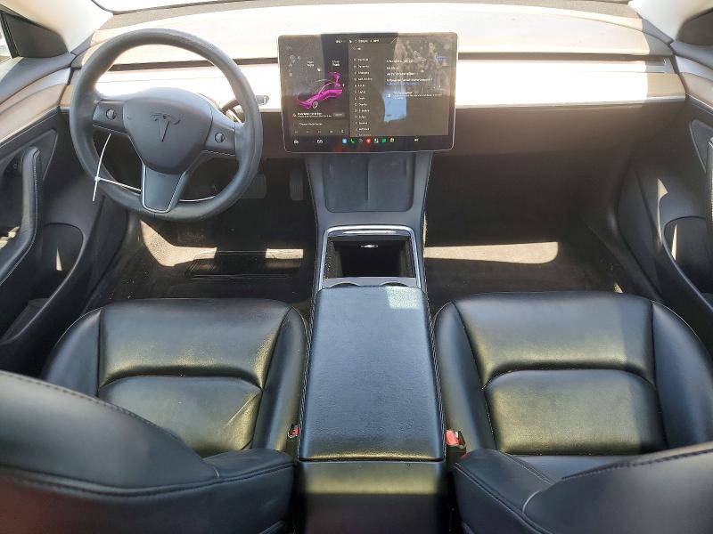2022 Tesla Model 3 VIN 5YJ3E1EA0NF185682 COPART salvage auction — REAR END, Ca - Salvage Certificate, sold $5,300 on 2026-07-07 (photo 8)