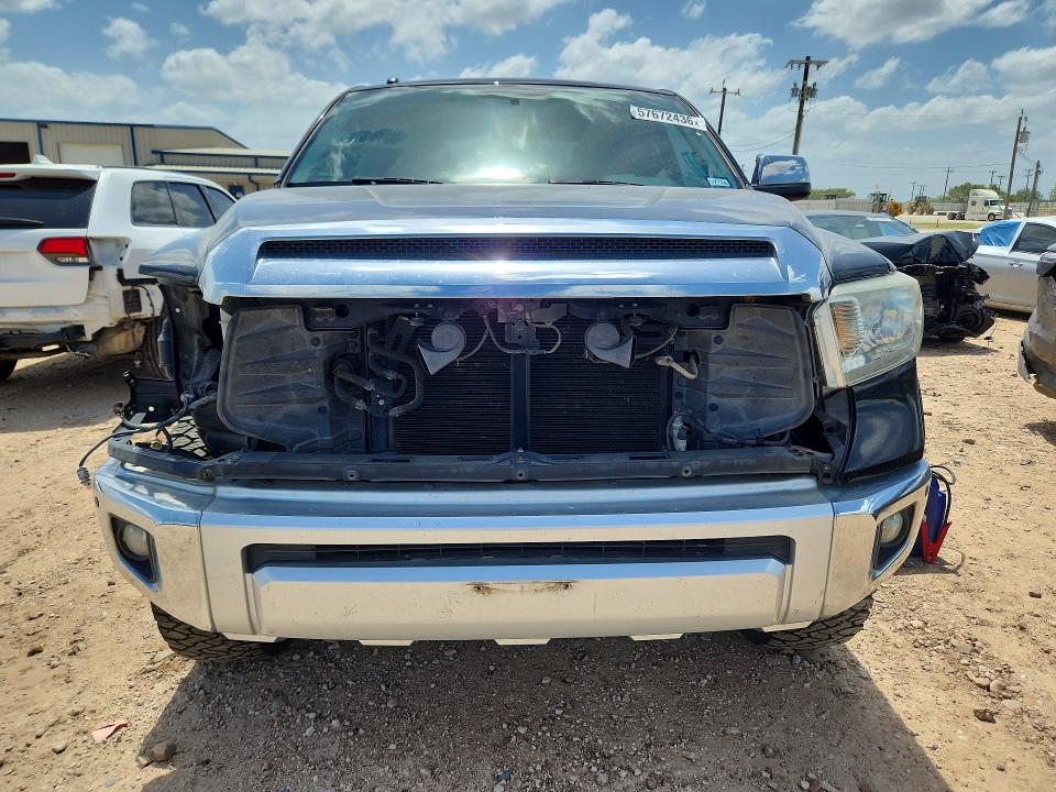 2014 Toyota VIN 5TFAW5F12EX392509 COPART salvage auction — FRONT END, Tx - Salvage Vehicle Title, sold $17,400 on 2026-07-02 (photo 5)