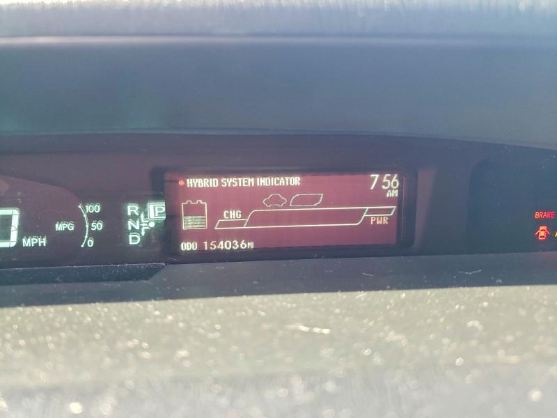 2014 Toyota Prius plug-in VIN JTDKN3DP6E3058560 COPART salvage auction — REAR END, CA - SALVAGE CERTIFICATE, sold $4,000 on 2026-07-14 (photo 9)