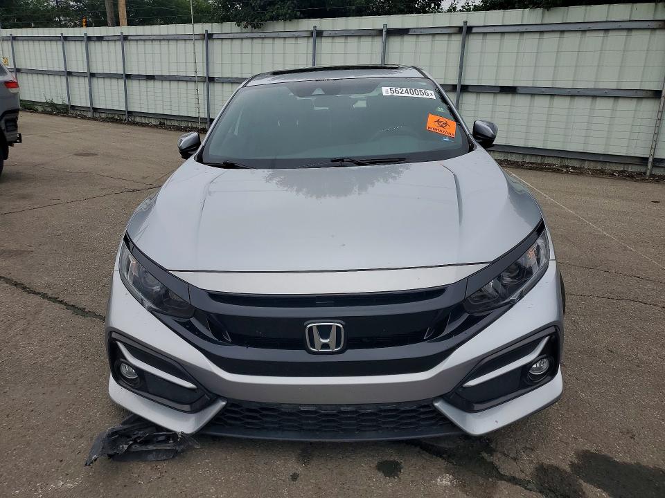 2021 Honda Civic VIN SHHFK7H62MU200857 COPART salvage auction — UNDERCARRIAGE, Oh - Cert Of Title-Salvage, sold $7,500 on 2026-07-17 (photo 5)