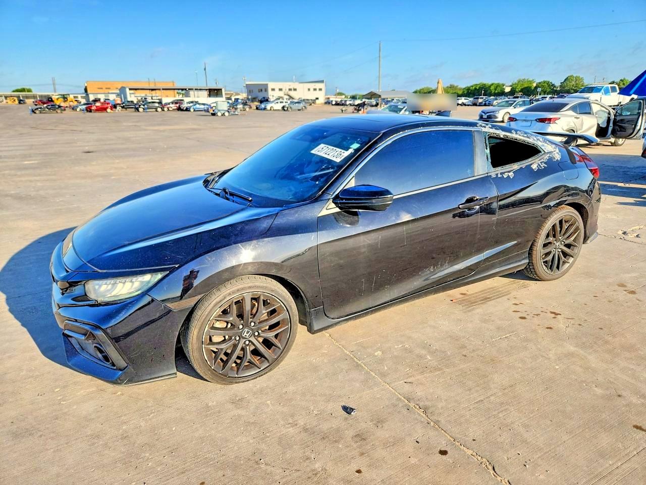 2020 Honda Civic VIN 2HGFC3A57LH753829 COPART salvage auction — Rear End, FL - CERTIFICATE OF TITLE, sold $8,800 on 2026-07-08 (photo 1)