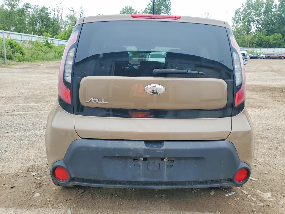 2014 Kia Soul VIN KNDJN2A29E7001079 COPART salvage auction — FRONT END, Mi - Certificate Of Title, sold $450 on 2026-07-08 (photo 6)
