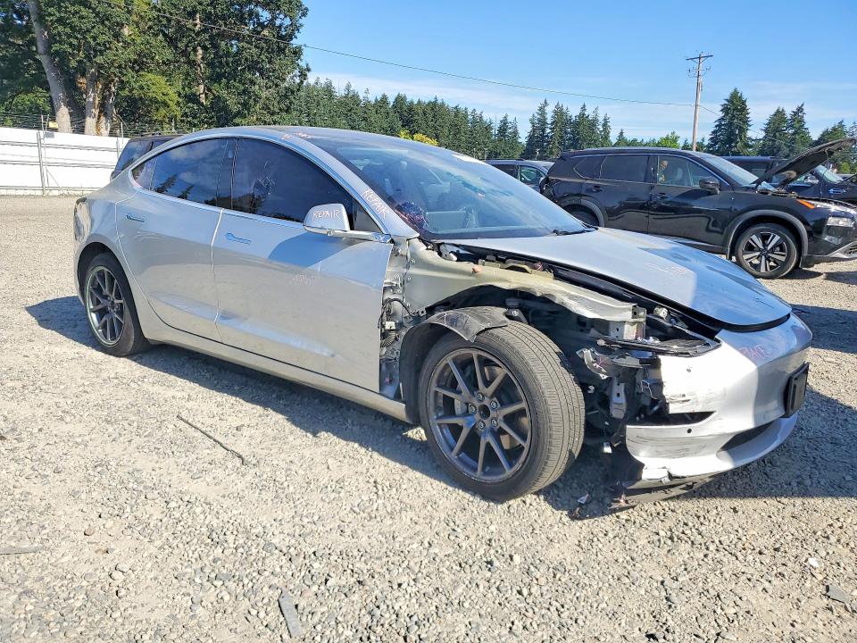 2018 Tesla VIN 5YJ3E1EA7JF041587 COPART salvage auction — FRONT END, WA - BILL OF SALE, sold $175 on 2026-07-21 (photo 4)