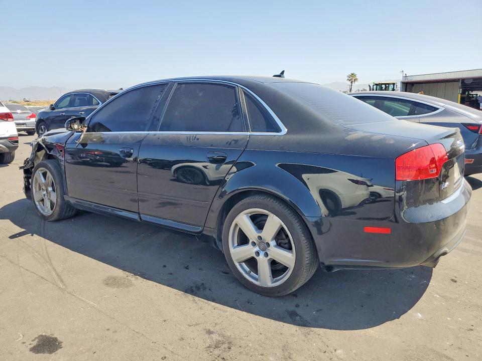 2008 Audi A4 VIN WAUDH78E38A140811 COPART salvage auction — FRONT END, CA - SALVAGE CERTIFICATE, sold $400 on 2026-07-08 (photo 2)