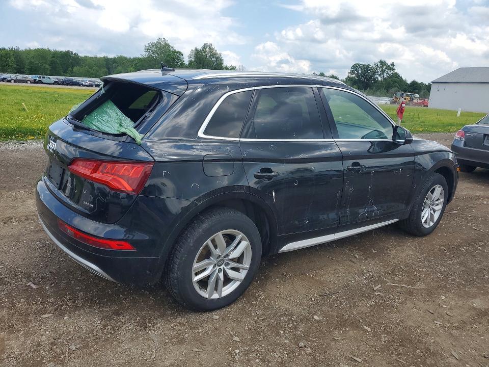 2020 Audi Q5 VIN WA1ANAFY2L2026269 COPART salvage auction — HAIL, Oh - Cert Of Title-Salvage, sold $7,300 on 2026-07-09 (photo 3)