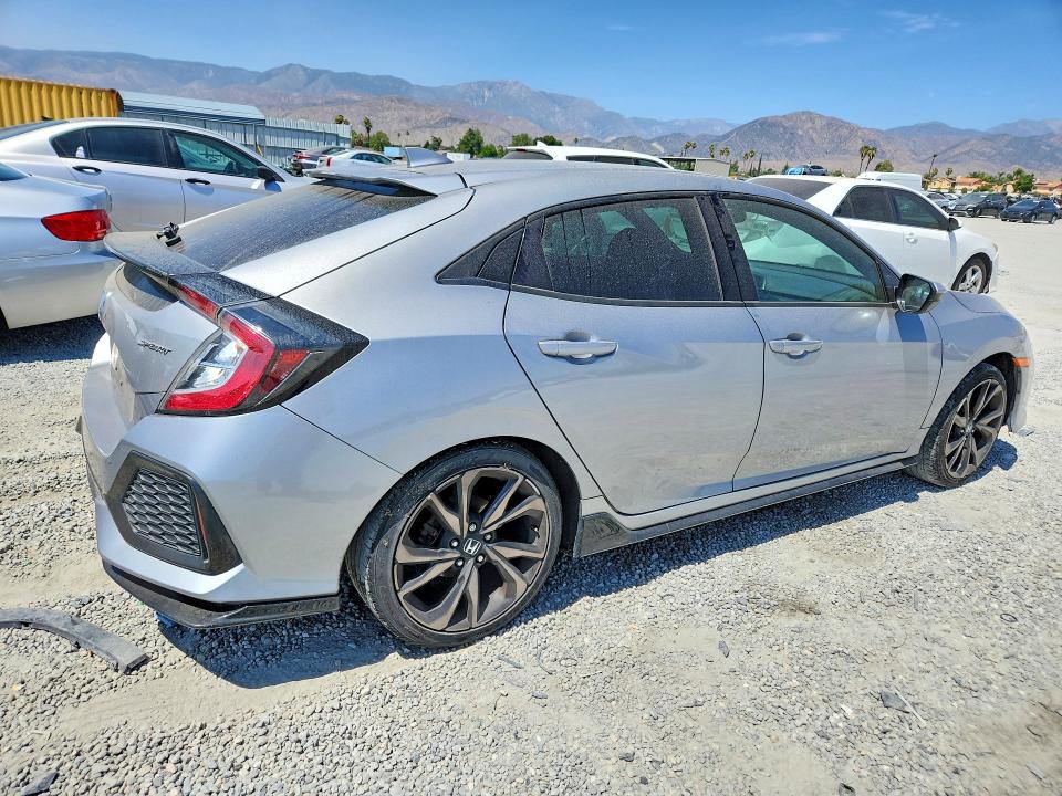 2018 Honda Civic VIN SHHFK7G48JU233146 COPART salvage auction — SIDE, Ca - Salvage Certificate, sold $3,500 on 2026-07-15 (photo 3)