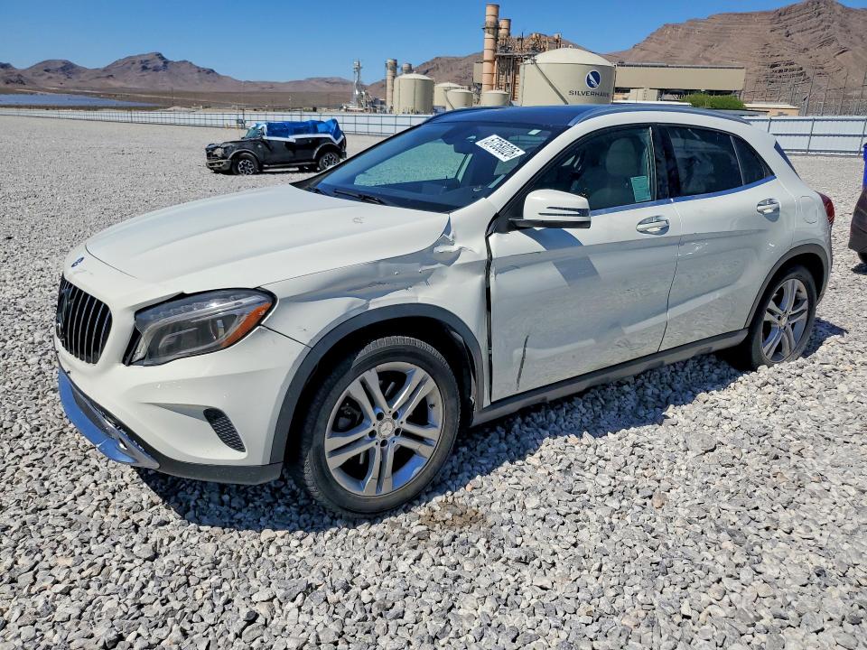 2015 Mercedes-benz Gla-class VIN WDCTG4EB7FJ177880 COPART salvage auction — FRONT END, Ca - Salvage Certificate, sold $2,150 on 2026-08-10 (photo 1)