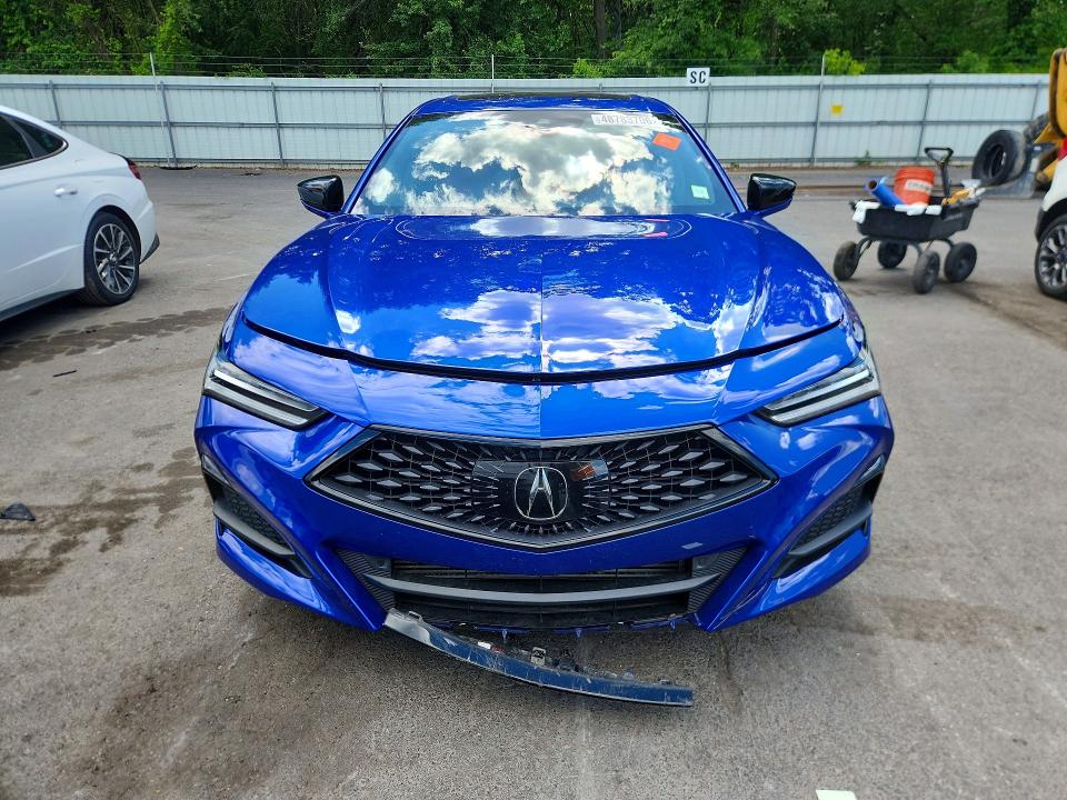 2022 Acura Tlx VIN 19UUB5F53NA003585 COPART salvage auction — REAR END, Pa - Certificate Of Salvage, sold $16,200 on 2026-07-02 (photo 5)