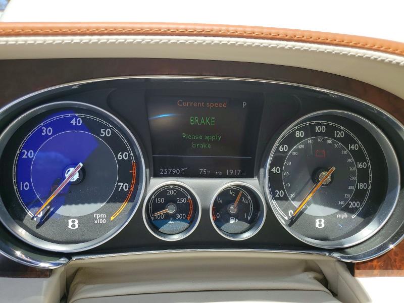 2014 Bentley Continental VIN SCBGT3ZA0EC093646 COPART salvage auction — FRONT END, Wa - Bill Of Sale, sold $29,500 on 2026-07-27 (photo 9)
