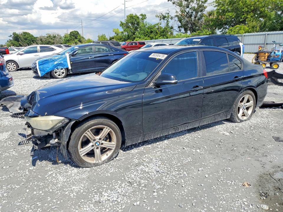 2014 BMW 3er VIN WBA3A5G56ENP27983 COPART salvage auction — FRONT END, FL - CERT OF TITLE SLVG REBUILDABLE, sold $1,100 on 2026-07-17 (photo 1)