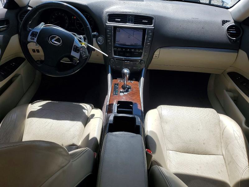 2011 Lexus Is 250 VIN JTHCF5C27B5046306 COPART salvage auction — FRONT END, Nv - Salvage Title, sold $2,900 on 2026-07-30 (photo 8)