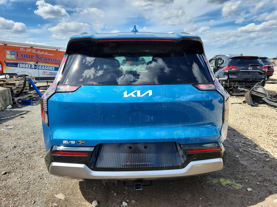 2024 Kia Ev9 VIN KNDADFS59R6033027 COPART salvage auction — HAIL, Il - Salvage Certificate, sold $7,000 on 2026-07-29 (photo 6)