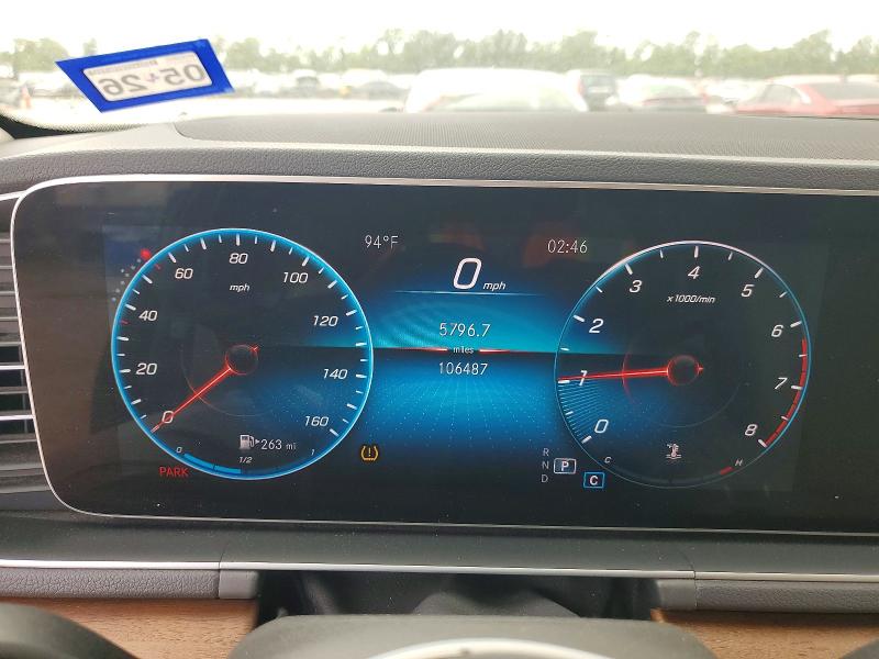 2020 Mercedes-benz Gle VIN 4JGFB4KB9LA218698 COPART salvage auction — FRONT END, Tx - Certificate Of Title, sold $275 on 2026-08-11 (photo 9)