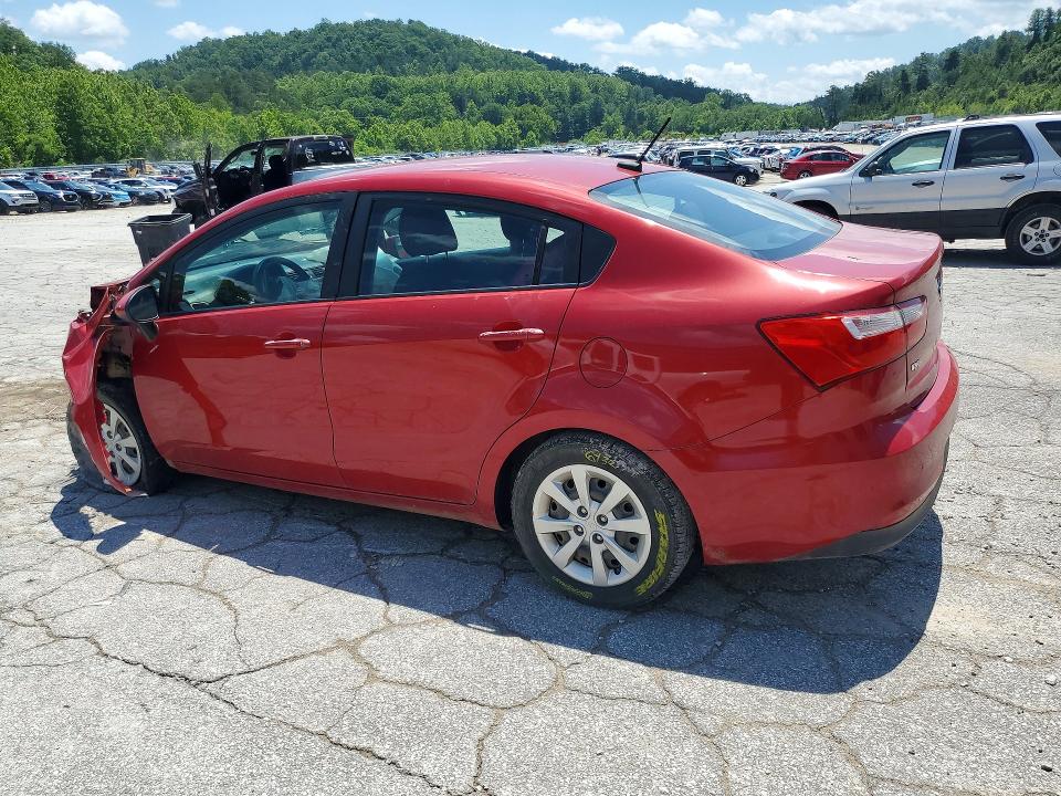 2017 Kia Rio VIN KNADM4A35H6062800 COPART salvage auction — FRONT END, Wv - Salvage Certificate, sold $275 on 2026-07-09 (photo 2)