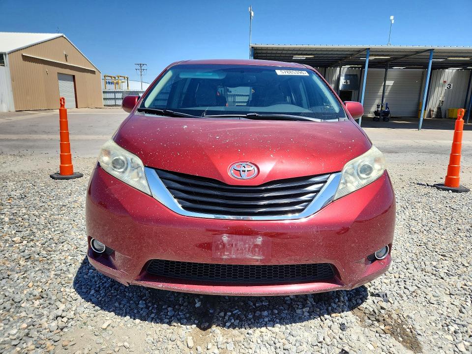 2011 Toyota Sienna VIN 5TDKK3DC4BS075986 COPART salvage auction — HAIL, Co - Certificate Of Title, sold $2,050 on 2026-07-07 (photo 5)