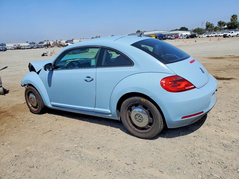 2012 Volkswagen Beetle VIN 3VWJP7AT3CM620020 COPART salvage auction — FRONT END, Ca - Salvage Certificate, sold $425 on 2026-07-02 (photo 2)