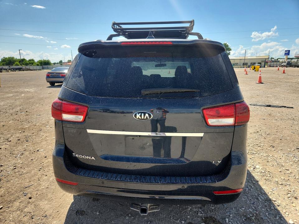 2017 Kia SEDONA VIN KNDMB5C10H6283814 COPART salvage auction — FRONT END, Tx - Salvage Vehicle Title, sold $900 on 2026-07-29 (photo 6)