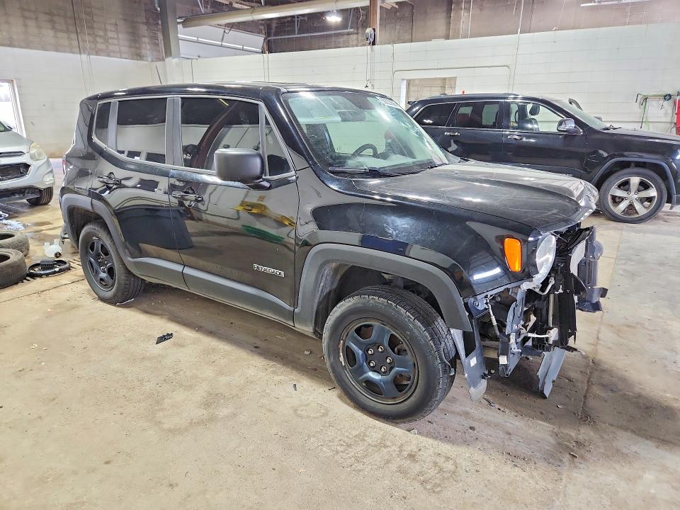 2020 Jeep Renegade VIN ZACNJBAB6LPL25469 COPART salvage auction — FRONT END, Mi - Certificate Of Title, sold $1,000 on 2026-08-13 (photo 4)