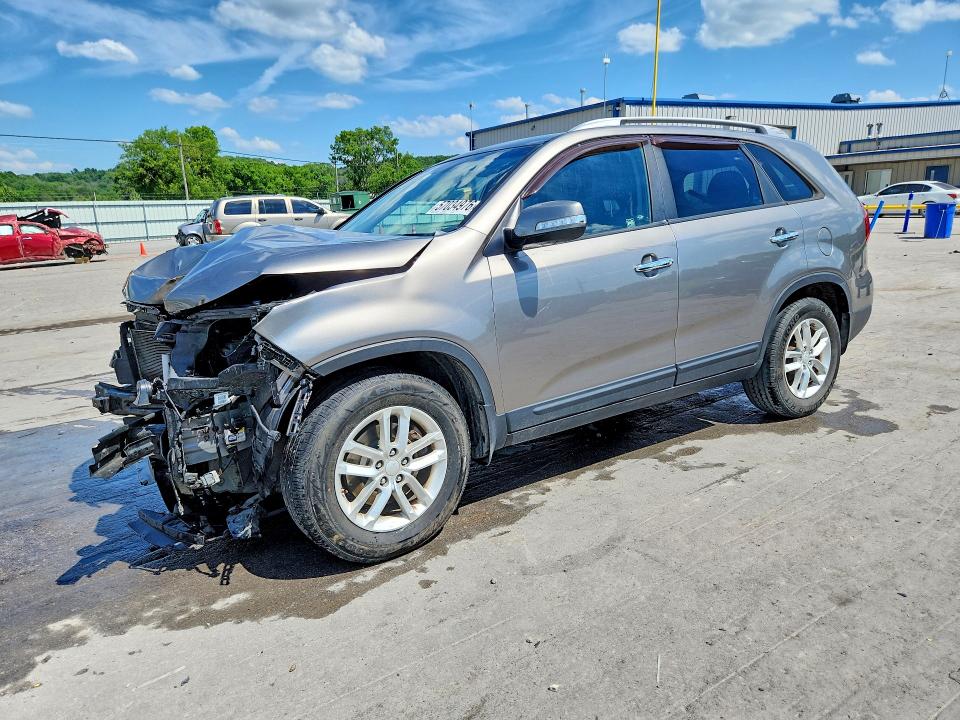 2015 Kia Sorento VIN 5XYKT3A69FG659945 COPART salvage auction — FRONT END, Tn - Salvage Certificate, sold $625 on 2026-07-13 (photo 1)