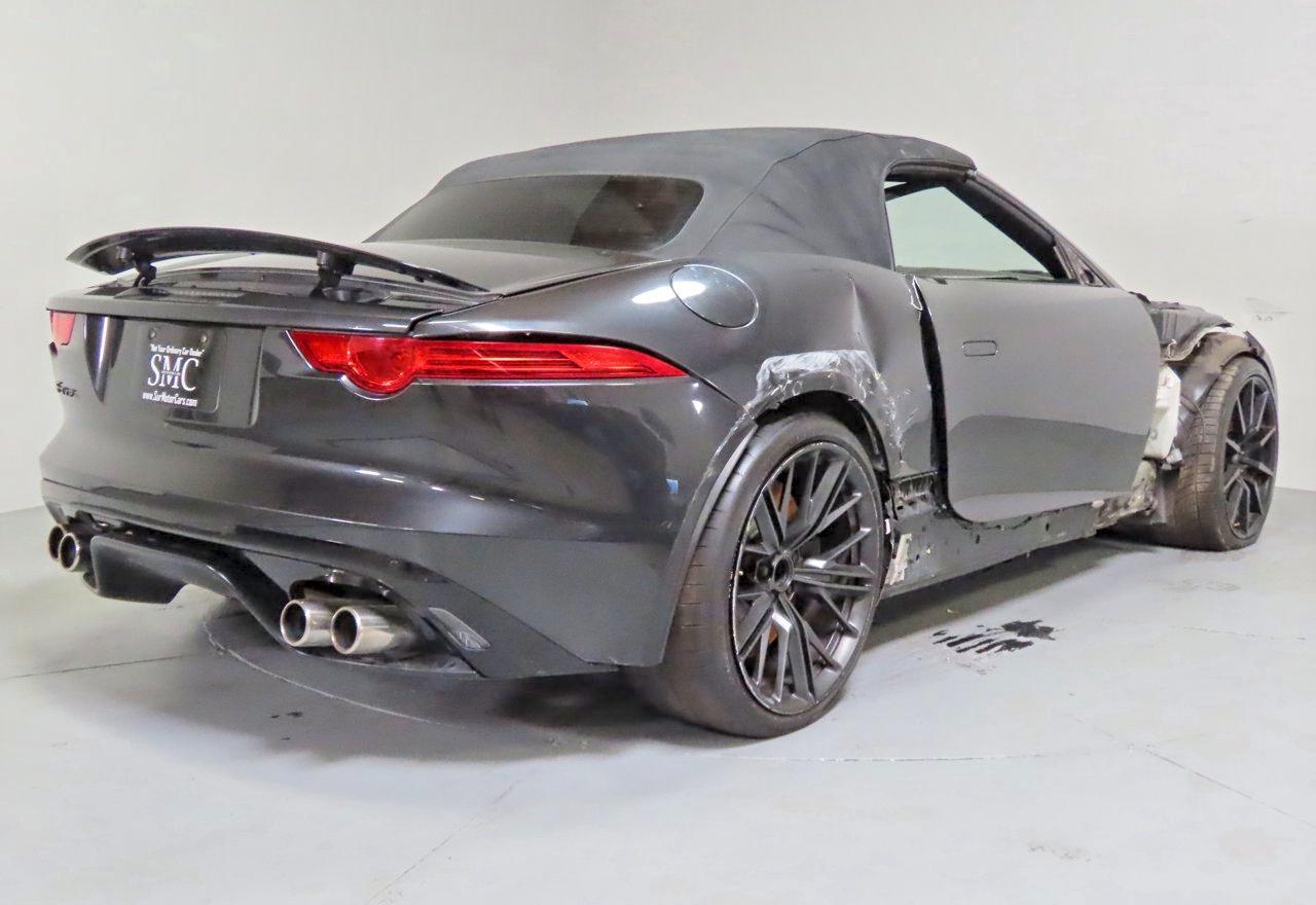 2014 Jaguar F-type VIN SAJWA6GL6EMK07553 COPART salvage auction — All Over, UT - SALVAGE CERTIFICATE (P), sold $6,800 on 2026-07-23 (photo 3)