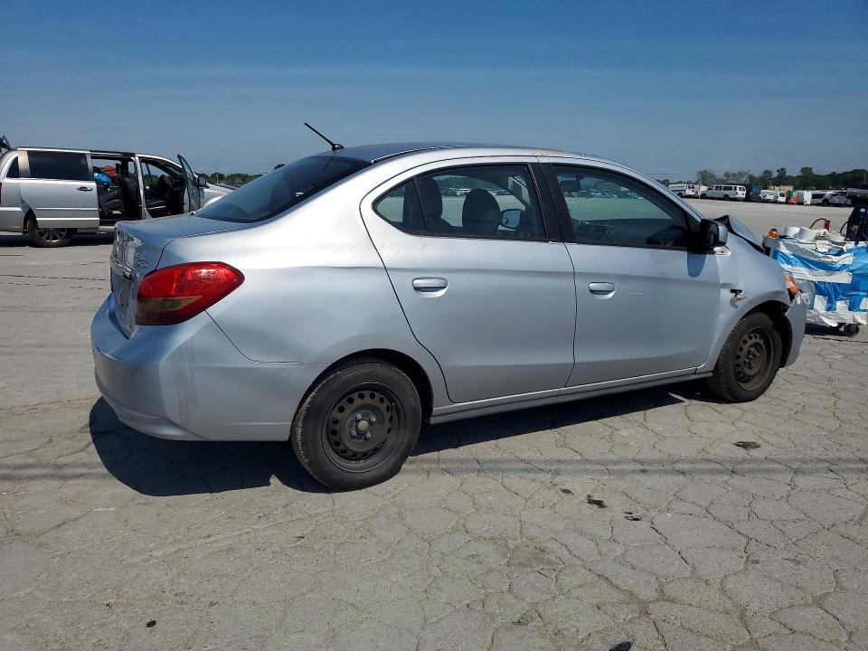 2019 Mitsubishi VIN ML32F3FJ0KHF07466 COPART salvage auction — FRONT END, Tn - Salvage Certificate, sold $1,500 on 2026-07-29 (photo 3)