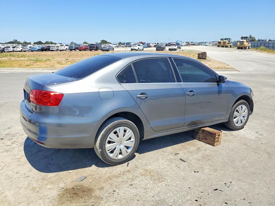 2013 Volkswagen Jetta VIN 3VWDP7AJ2DM218504 COPART salvage auction — FRONT END, Ca - Salvage Certificate, sold $100 on 2026-07-02 (photo 3)
