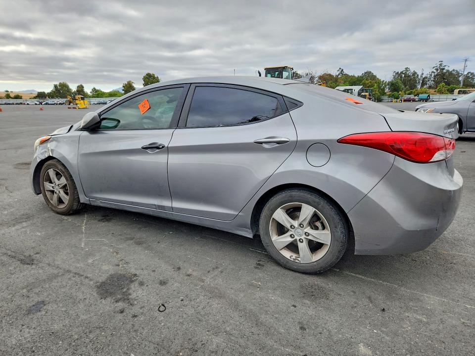 2012 Hyundai VIN KMHDH4AE8CU282392 COPART salvage auction — FRONT END, Ca - Salvage Certificate, sold $200 on 2026-07-27 (photo 2)