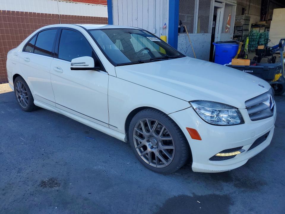 2011 Mercedes-benz C class VIN WDDGF8BB1BR148995 COPART salvage auction — FRONT END, Ut - Certificate Of Title, sold $425 on 2026-07-15 (photo 4)