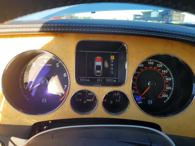2008 Bentley Continental VIN SCBDR33W68C052626 COPART salvage auction — FRONT END, Mi - Certificate Of Title, sold $7,900 on 2026-07-21 (photo 9)