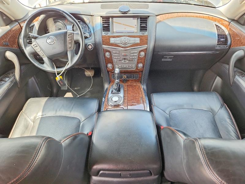 2017 Nissan Armada VIN JN8AY2ND5H9004450 COPART salvage auction — FRONT END, Tx - Certificate Of Title, sold $1,150 on 2026-07-07 (photo 8)
