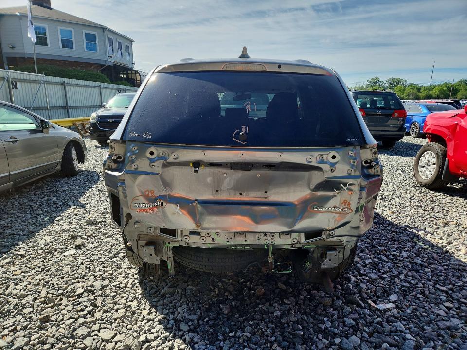 2018 Mitsubishi Outlander VIN JA4AZ3A37JZ057176 COPART salvage auction — REAR END, Ma - Cert Of Title-Salvage, sold $3,050 on 2026-07-06 (photo 6)