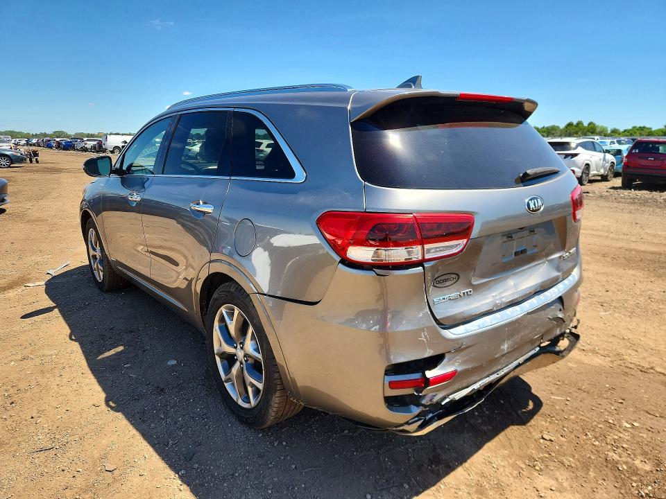 2016 Kia VIN 5XYPKDA14GG130178 COPART salvage auction — REAR END, Wv - Salvage Certificate, sold $2,550 on 2026-07-16 (photo 2)