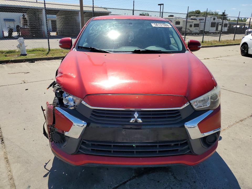 2016 Mitsubishi VIN JA4AP3AU8GZ053158 COPART salvage auction — FRONT END, Ca - Salvage Certificate, sold $1,250 on 2026-07-06 (photo 5)