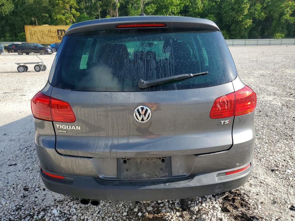 2017 Volkswagen Tiguan VIN WVGAV7AX6HK047247 COPART salvage auction — ENGINE BURN, Tx - Nonrepairable Title, sold $150 on 2026-07-14 (photo 6)